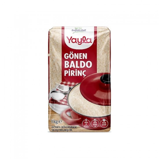 YAYLA GÖNEN BALDO PİRİNÇ 1000 GR. YAYLA GÖNEN BALDO PİRİNÇ 1000 GR.