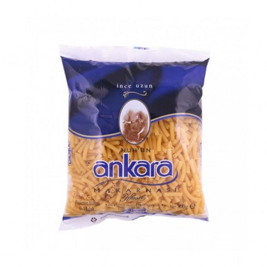 ANKARA MAKARNA 500 GR İNCE UZUN ANKARA MAKARNA 500 GR İNCE UZUN