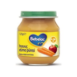 BEBELAC 125 GR.HAVUÇ ELMA PÜRESİ