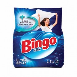 BİNGO MATİK KONSANTRE 1,5 KG ULTRA BEYAZ