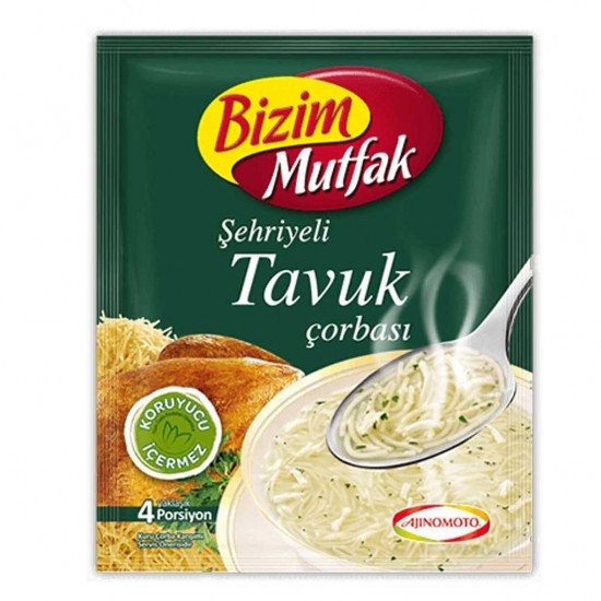 BİZİM ÇORBA ŞEHRİYELİ TAVUK 51 GR BİZİM ÇORBA ŞEHRİYELİ TAVUK 51 GR