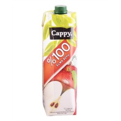 CAPPY MEYVE SUYU 1000 ML % 100 ELMA