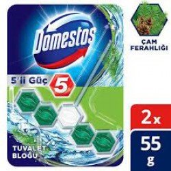DOMESTOS WC BLOK 5 Lİ GÜÇ DUOPACK OKYANUS