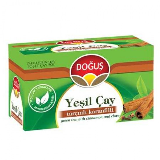 DOĞUŞ BÇ.YEŞİL ÇAY TARÇINLI 20 Lİ DOĞUŞ BÇ.YEŞİL ÇAY TARÇINLI 20 Lİ