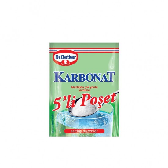 DR OETKER KARBONAT 25 GR 5 Lİ DR OETKER KARBONAT 25 GR 5 Lİ