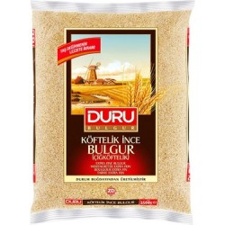 DURU 2500 GR.ÇİĞ KÖFTELİK BULGUR