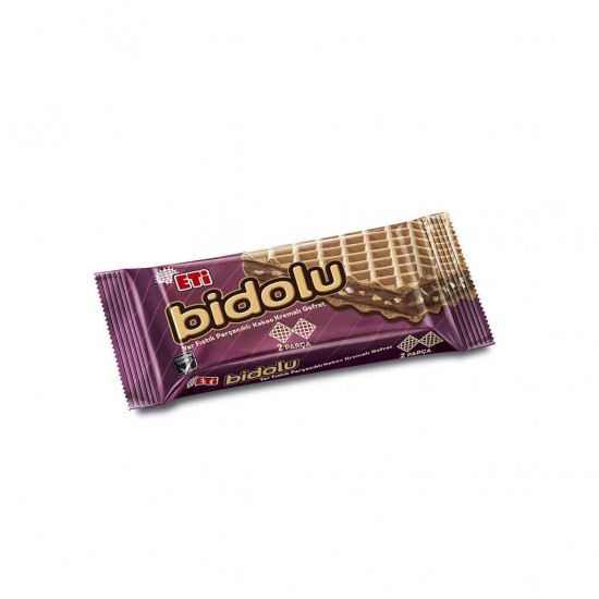 ETİ BİDOLU YERFISTIKLI KAKAO KREMALI GOFRET 36 GR