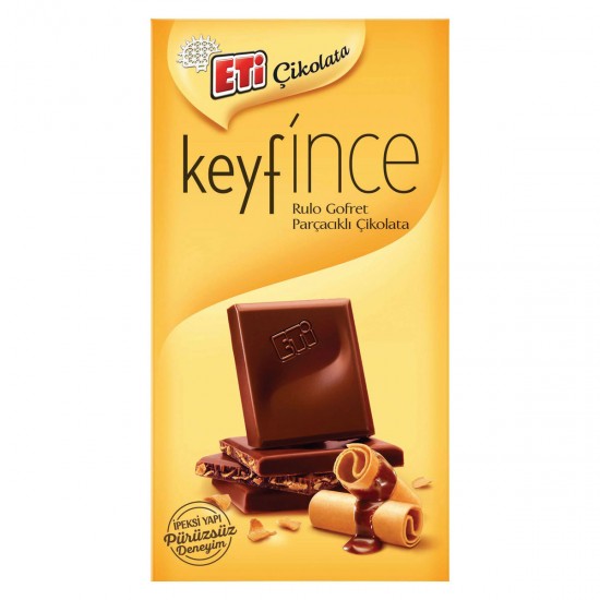 ETİ KEYFİNCE TABLET 70 GR RULO GOFRET PAR. ETİ KEYFİNCE TABLET 70 GR RULO GOFRET PAR.
