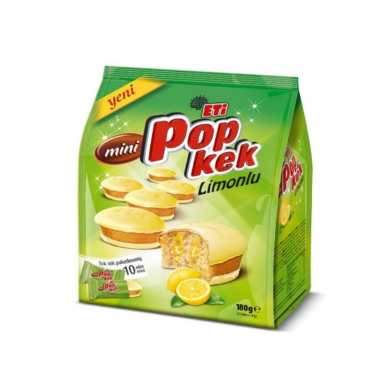 ETİ POPKEK MİNİ 180 GR LİMONLU 10 LU ETİ POPKEK MİNİ 180 GR LİMONLU 10 LU