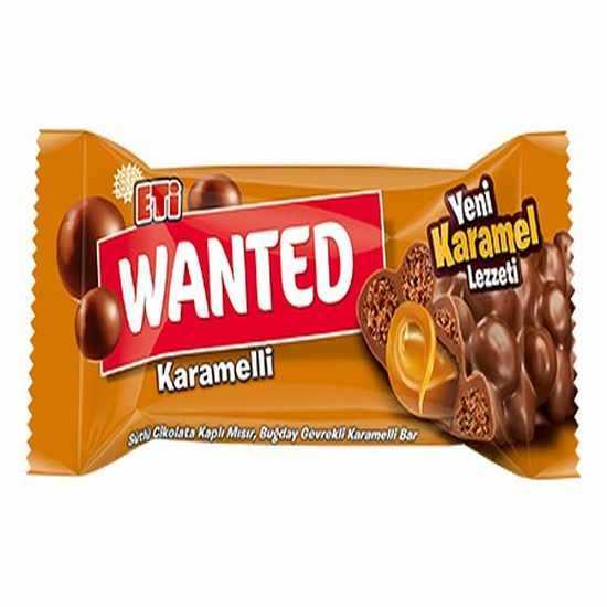 ETİ WANTED GEVREK KARAMELLİ BAR 22 GR