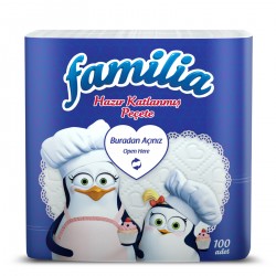 FAMİLİA PEÇETE 100 LÜ KATLAMALI