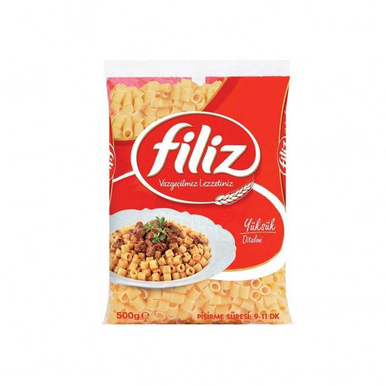 FİLİZ MAKARNA 500 GR YÜKSÜK FİLİZ MAKARNA 500 GR YÜKSÜK