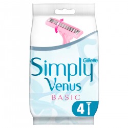 GİLLETTE VENÜS SİMPLY3 BASİC 4 LÜ