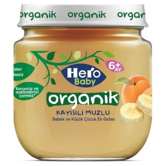 HERO BABY 120 GR ORG.KAYISI&MUZLU HERO BABY 120 GR ORG.KAYISI&MUZLU