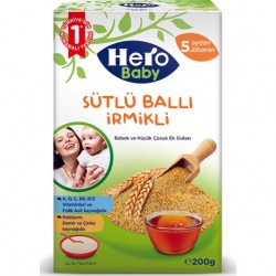 HERO BABY 200 GR İRMİKLİ BAL