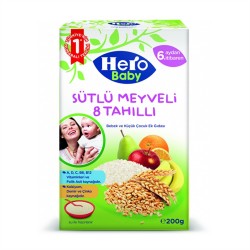 HERO BABY 200 GR MEYVELİ 8 TAHILLI