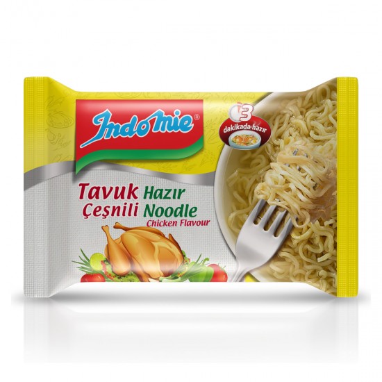 INDOMIE NOODLE 75 GR.TAVUK ÇEŞNİLİ INDOMIE NOODLE 75 GR.TAVUK ÇEŞNİLİ