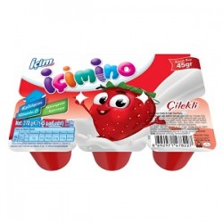 İÇİM İÇİMİNO KÜP 6*45 GR ÇİLEKLİ