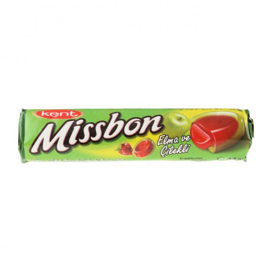 KENT MİSSBON 43 GR.ELMA VE ÇİLEKLİ KENT MİSSBON 43 GR.ELMA VE ÇİLEKLİ