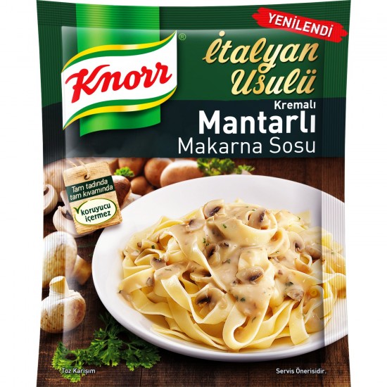 KNORR MAKARNA SOS 52 GR MANTARLI