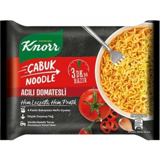KNORR NOODLE 67 GR.ACI DOMATESLİ