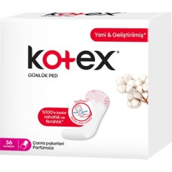KOTEX GÜNLÜK PED 56`LI