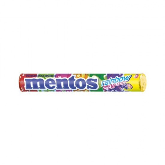 MENTOS STICK 20 Lİ RAİNBOW MENTOS STICK 20 Lİ RAİNBOW