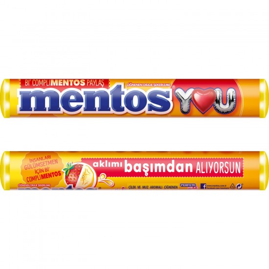 MENTOS SOUR GUM 56 GR YEŞİL ELMA MENTOS SOUR GUM 56 GR YEŞİL ELMA