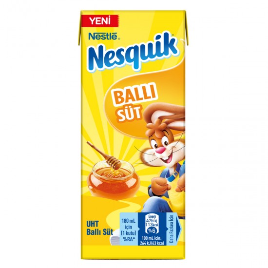 NESTLE NESQUİK SÜT 180 ML BALLI NESTLE NESQUİK SÜT 180 ML BALLI