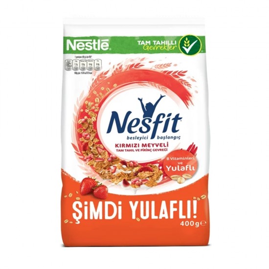 NESTLE NESFİT 400 GR KIRMIZI MEYVELER NESTLE NESFİT 400 GR KIRMIZI MEYVELER