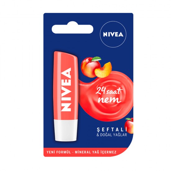 NİVEA LİP 4,8 GR FRUITY SHINE ŞEFTALİ