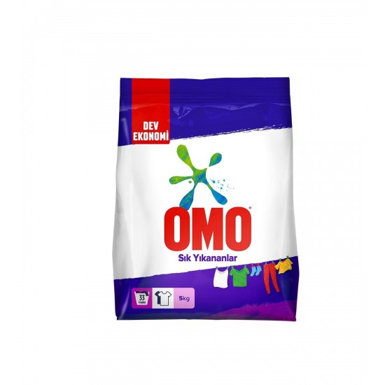 OMO MATİK 5 KG SIK YIKANANLAR OMO MATİK 5 KG SIK YIKANANLAR