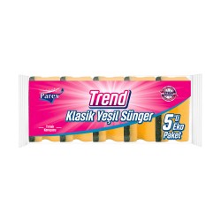 PAREX TREND KLASİK SÜNGER OLUKLU 5 Lİ