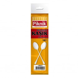 PİKNİK PLASTİK KAŞIK BÜYÜK 10 LU