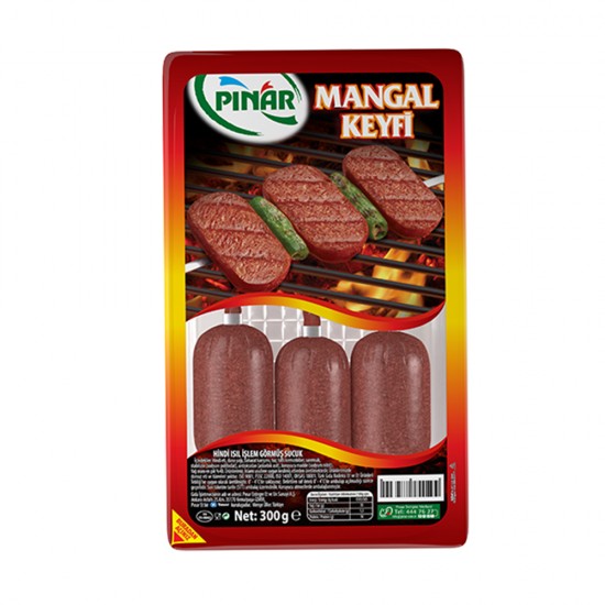 PINAR EG MANGAL SUCUK 300 GR. PINAR EG MANGAL SUCUK 300 GR.