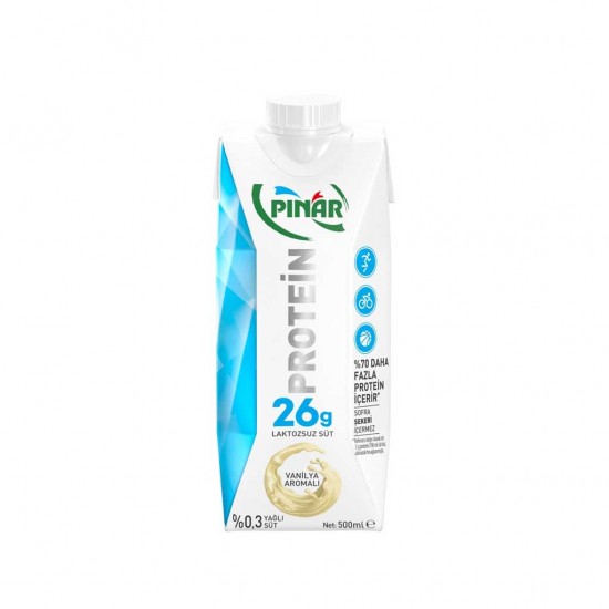PINAR SÜT PROTEİN 500 ML VANİLYALI PINAR SÜT PROTEİN 500 ML VANİLYALI