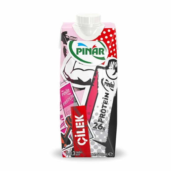PINAR SÜT PROTEİN 500 ML ÇİLEK