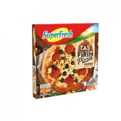 S.FRESH TAŞ FIRIN PİZZA 410 GR SUCUKLU
