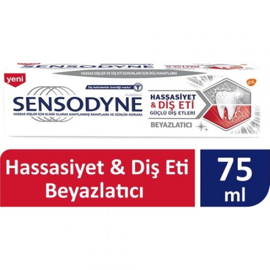 SENSODYNE DM 75 ML HASSASİYET DİŞ ETİ BEYAZLATICI SENSODYNE DM 75 ML HASSASİYET DİŞ ETİ BEYAZLATICI