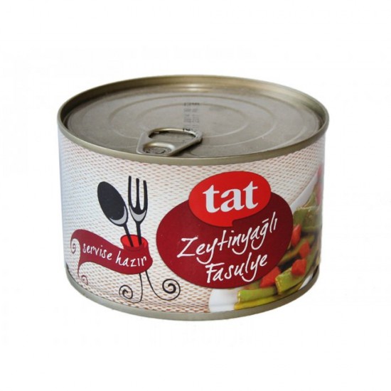 TAT ZEYTİNYAĞLI FASULYE 380 GR TAT ZEYTİNYAĞLI FASULYE 380 GR