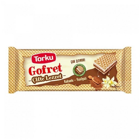 TORKU GOFRET 142 GR.KAKAOLU&VANİLYALI