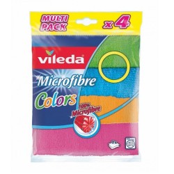 VİLEDA MF.COLORS TEM. BEZİ 4`LÜ