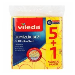 VİLEDA TEMİZLİK BEZİ 5 Lİ %30 MİCROFİBER