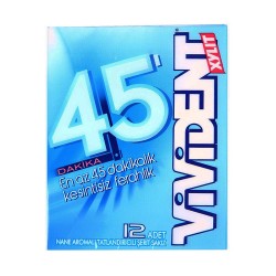 VİVİDENT 45 DAKİKA ŞERİT 12 Lİ NANE