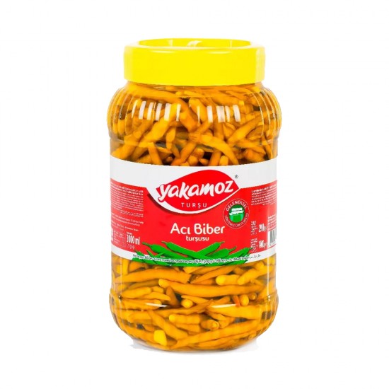YAKAMOZ 2900 GR ACI BİBER TURŞUSU YAKAMOZ 2900 GR ACI BİBER TURŞUSU