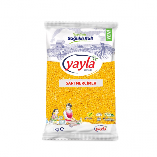 YAYLA SARI MERCİMEK 1000 GR.