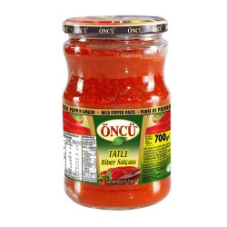 ÖNCÜ BİBER SALÇASI 700 GR TATLI CAM ÖNCÜ BİBER SALÇASI 700 GR TATLI CAM