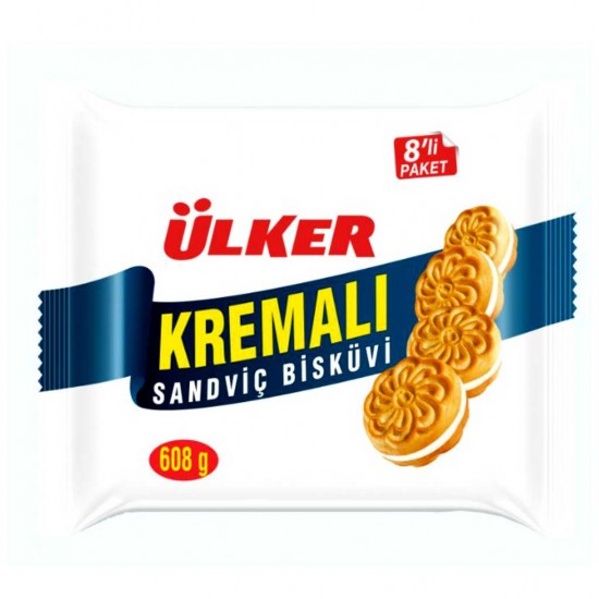 ÜLKER KREMALI SANDVİÇ 8 Lİ ÜLKER KREMALI SANDVİÇ 8 Lİ